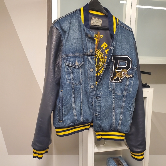 Ralph Lauren Varsity Denim Trucker Jacket - Picture 3 of 3